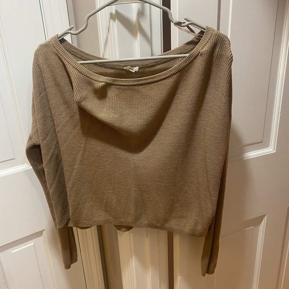 Garage light sweater
